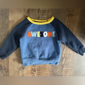 Baby sweatshirt awesome